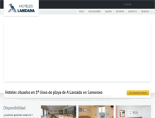 Tablet Screenshot of hoteleslanzada.com